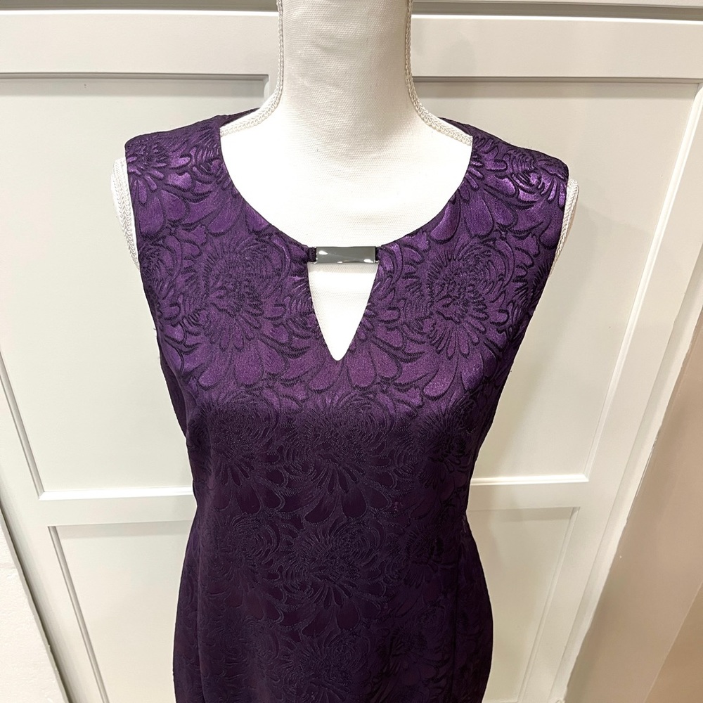 8 Petite Deep Purple Dress by DB Established